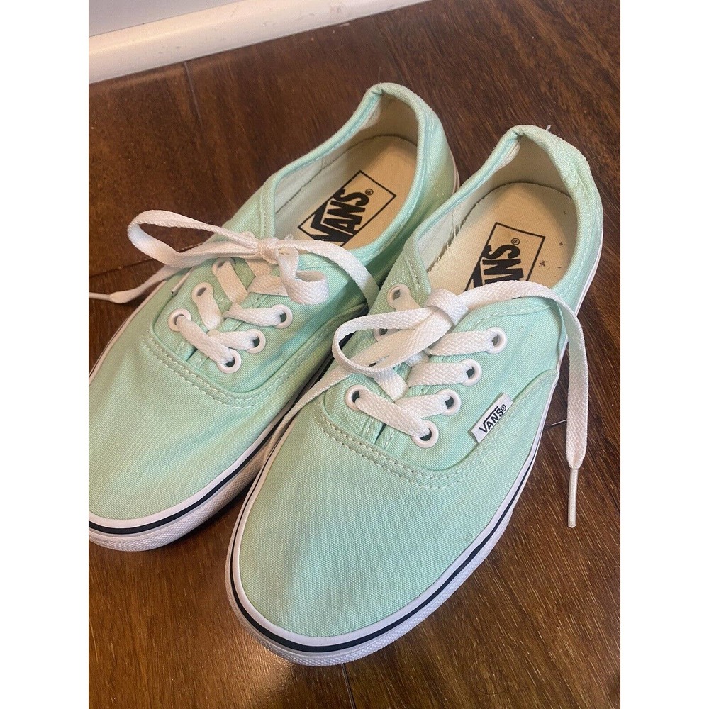 Mint Green Vans Authentic Size Womens 6.5 Men’s 5 Youth 4.5